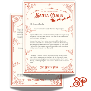 Classic Santa Letter from SantaPost.ie