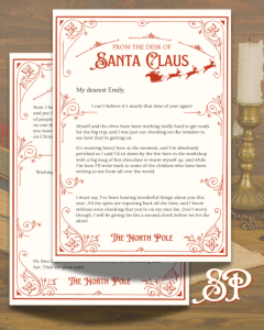 Classic Santa Letter from Santa Post - Personalised Santa Letters for Children Across Ireland